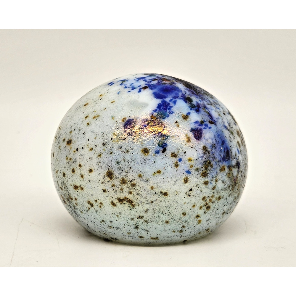 Rare Lotton Art Glass Studio Paperweight Signed 2005